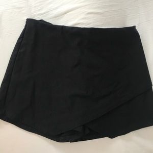 Black Envelope Skirt